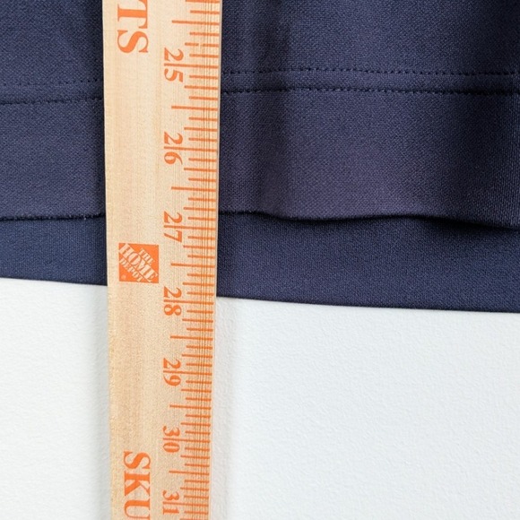 FJ FootJoy Golf Vest Mens Large Gray Blue Zip Pocket Sleeveless Athleisure - Picture 8 of 8